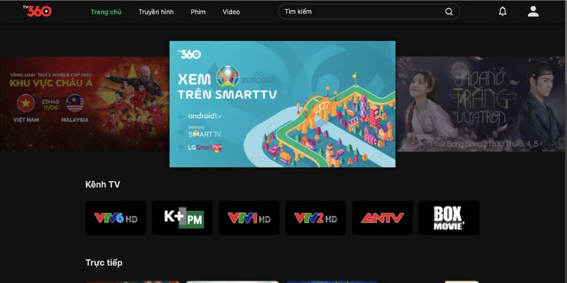 Xem bóng đá trực tuyến tv360.vn